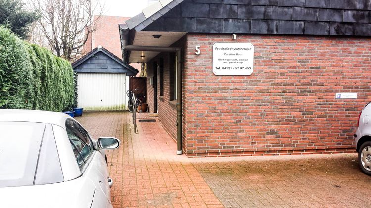 Außenansicht Praxis für Physiotherapie Mohr Elmshorn